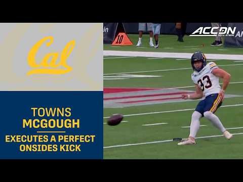 Cal PK Towns McGough Executes A Perfect Onside Kick
