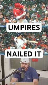 Umpire makes back to back perfect calls, a breakdown #baseball #mlb #astros #houston #losangeles