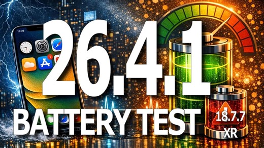 iOS 26.4.1 &18.7.7 续航对比测试（iOS 26.4.1：SE，11-13，15-16/iOS 18.7.7：XR）