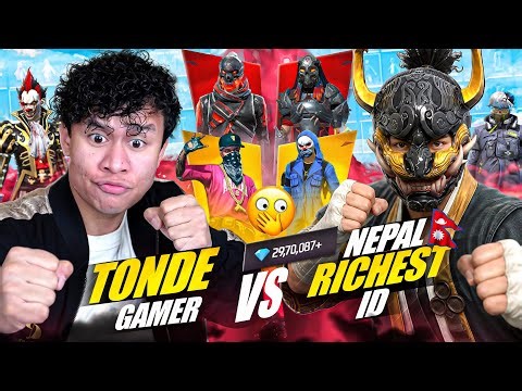 Tonde Gamer Vs Nepal's No. 1 Collection All Elite ID 😱 Who Won ??