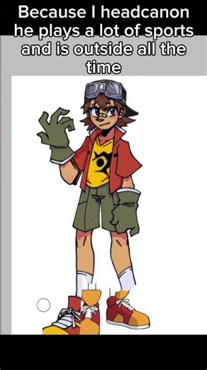 Redesigning Takuya from Digimon Frontier|| #digimon #redesign