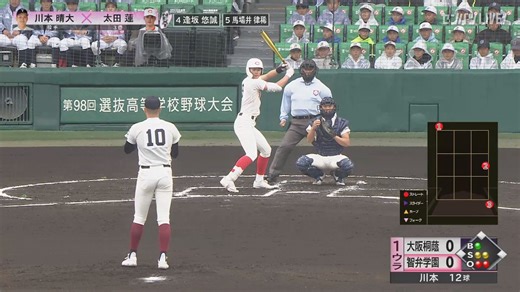 大阪桐蔭・川本晴大が三者連続三振！センバツ高校野球　スポーツブルで配信中！