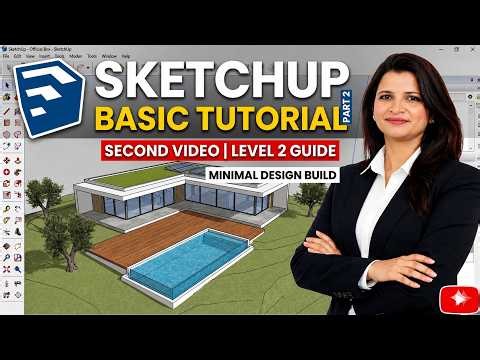 SketchUp for Beginners TutoriaL.PART-2 (Learn STEP BY STEP)