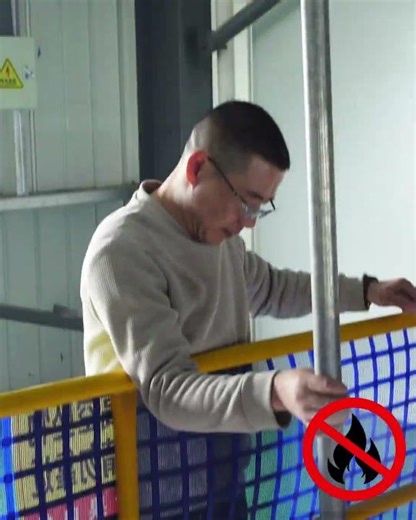 Penetration resistance test of high-strength flame-retardant building protective netting