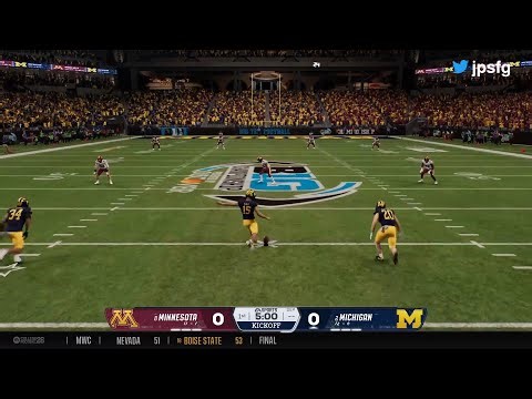 Jefe's #8 Minnesota Dynasty S2 Big Ten Championship Game vs. Michigan (no commentary)