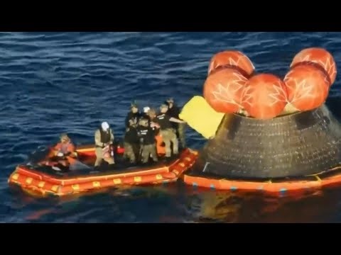 NASA astronauts exit Orion capsule after successful Artemis II mission