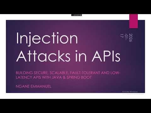 Lesson 5: Injection Attacks in APIs – SQL Injection Explained & Defenses (Spring Boot)