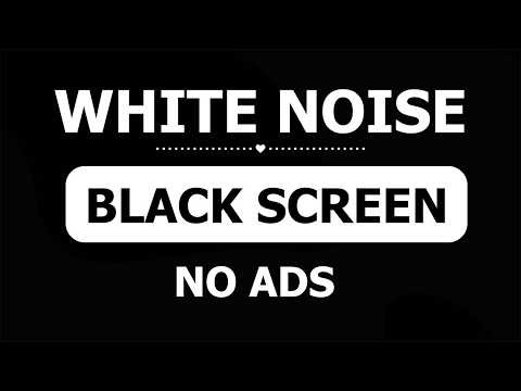 White Noise for Deep Sleep Tonight | Calm Mind & Peaceful Rest | 24 Hours Black Screen No Ads