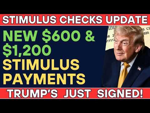 New $600 & $1,200 Stimulus Payments! New Proposal Sending Shockwaves - Congress Finally Steps In!