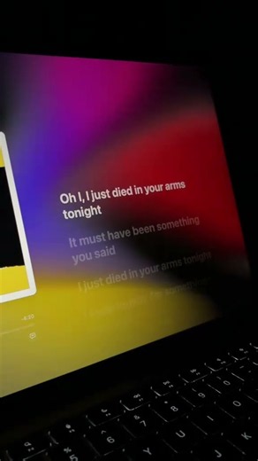 I Just Died In Your Arms - Cutting Crew #cuttingcrew #lyrics #music #song #viral #nostalgia #fyp