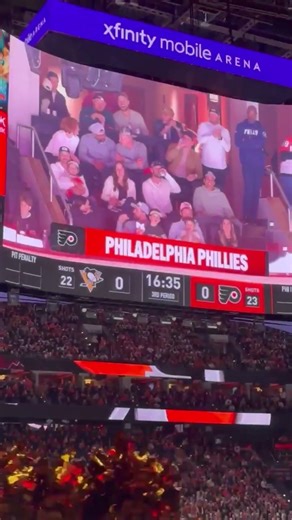 Phillies BOOED AT Flyers playoff game! 🤯 #shorts