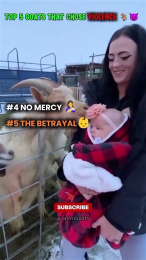 TOP 5 Goats That Chose VIOLENCE! 🐐😈 #shorts