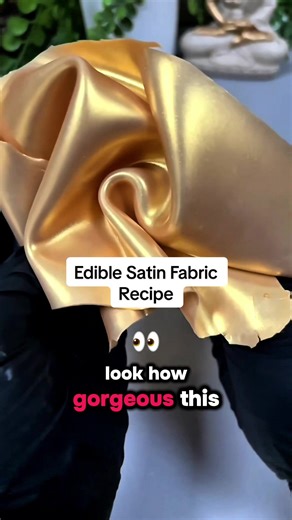 Creating Edible Satin Fabric: A Simple Guide
