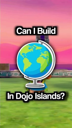 Happy earth day! 🌎 Can I build a globe in Dojo Islands?