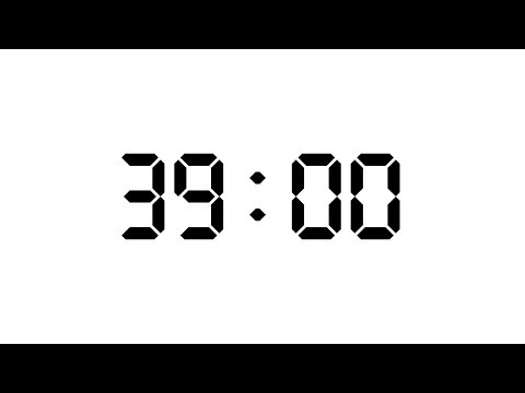 36 Minute | 2340 Seconds Timer | White Screen With Silent Focus | NX