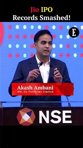 Akash Ambani on Jio’s Record-Breaking IPO | ₹7.5 Lakh Crore Investor Demand