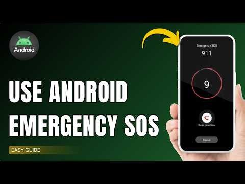 How To Use Android Emergency SOS Feature !
