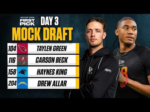 Full Day 3 NFL Mock Draft | EVERY PICK In Rounds 4-7!