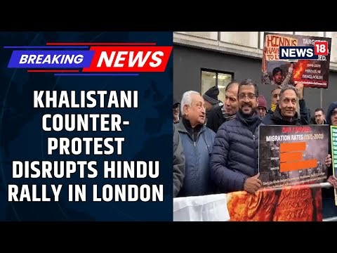 Hindu Protest Over Bangladesh Lynching in London Disrupted by Khalistani Counter-Demonstrators