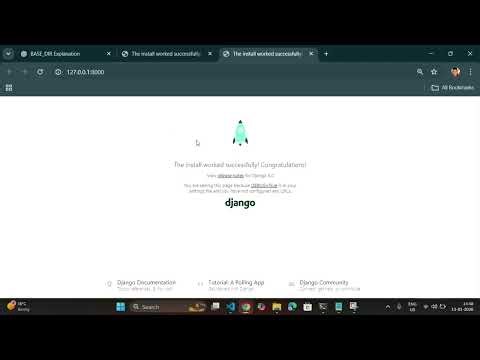 Install Django & Create Your First Project | Django Setup & Configuration | Part 1