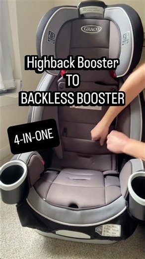 GRACO 4EVER BACKLESS Booster Conversion and Install