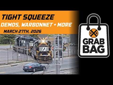Grab Bag: Tight Squeeze, UP America 250, BNSF Warbonnets + More! | Weekly Top Trains (March 2026)