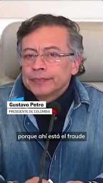 PETRO insiste en "FRAUDE" en elección de DE LA ESPRIELLA y asegura que NO IRÁ a su POSESIÓN #shorts