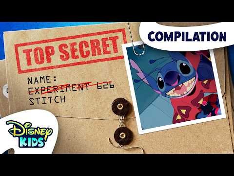 Stitch's Alien Secrets Revealed 🤫🕵️ | Lilo & Stitch | @disneykids