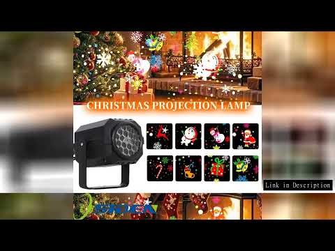 USB Christmas Light Projector LED Outdoor Indoor Projection Decoration Lamp With 16 Pattern Slide fo