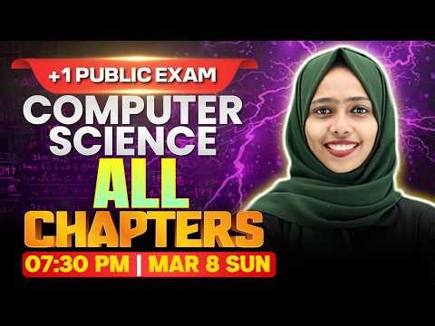 Plus One Public Exam Computer Science | Complete Chapters | Part 1 | Exam Winner