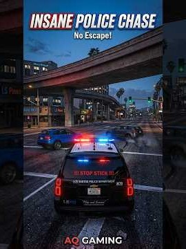 Modded LSPD Patrol: 'STOP STICK' Ready for Action in Los Santos Streets #Shorts