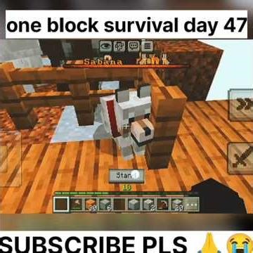 👉 Minecraft One Block Survival Day 47 🌧️ I Survived the Toughest Day!
