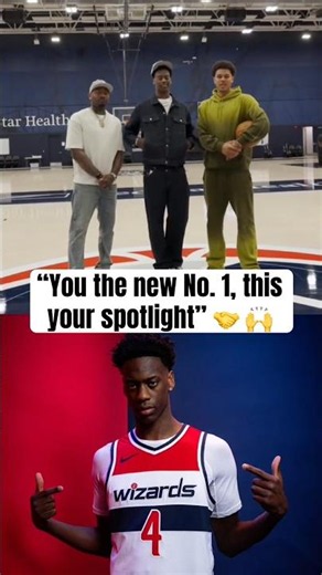 John Wall passed the torch to AJ Dybantsa 🫡
