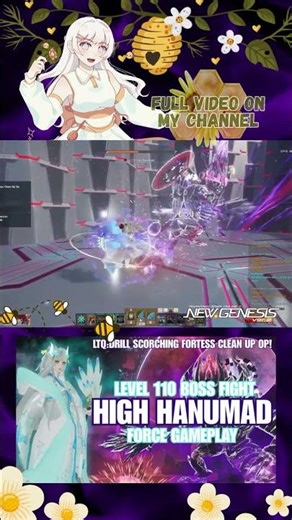 [PSO2:NGS] High Hanumad Boss Fight Fo/Te #pso2 #ngs #pso2ngs #gaming #shorts #phonk (C)SEGA
