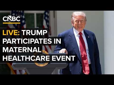 LIVE: President Donald Trump participates in a maternal healthcare event — 5/11/2026