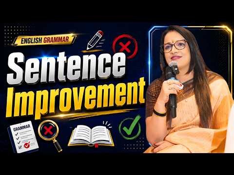 Sentence Improvement | English Grammar | English With Rani Ma'am
