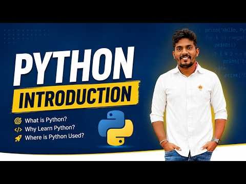 Introduction to Python | Python Tutorial for Beginners | Python Course #1