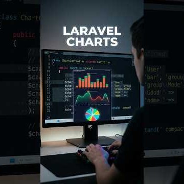 Laravel 13 - How to Create Bar📊, Line📈 & Pie🥧 Charts Using Laravel Charts #shorts #laravel13 #php