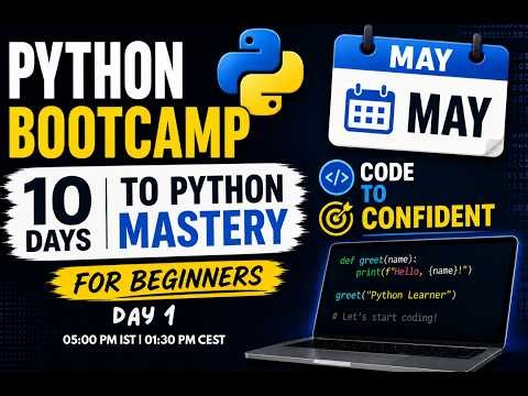 May Python Bootcamp Day 1