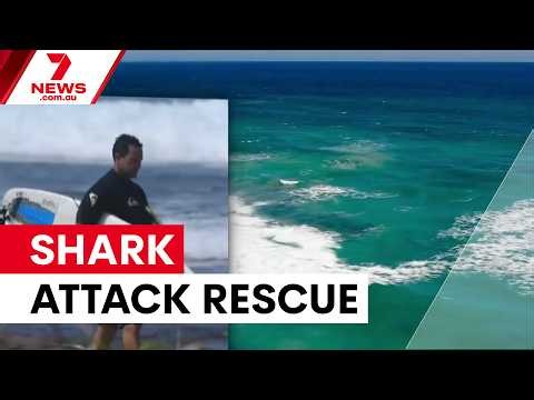 Local hero saves surfer after shark attack | 7NEWS