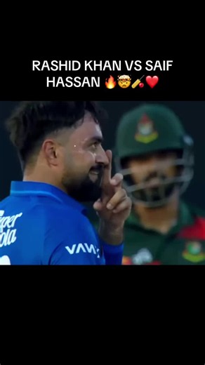 Rashid Khan vs Saif Hassan: Viral Moment Highlights 2024