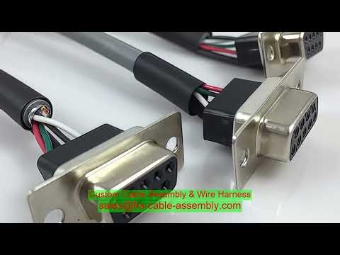 Professional Wire Cable Assembly Factory Production Custom Wire Harness custom coax cable assemblies