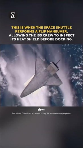 Why the Space Shuttle MUST Backflip Before Docking #trendingshorts #space #nasa #facts