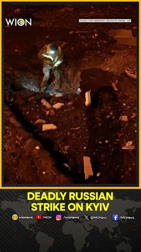Russia-Ukraine War: Rescue Services Work on Site in Kyiv After Deadly Russian Attack