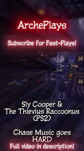 Chase Music goes HARD ⚡🎵🦵🎮 | Sly Cooper & The Thievius Raccoonus (PS2) #fastplays