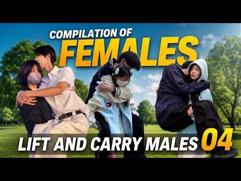 LIFT AND CARRY // Compilation of women lift and carry men 04