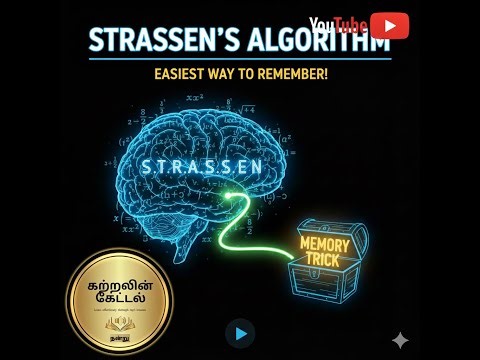Strassen's Matrix Multiplication in Tamil