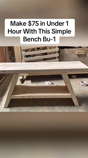 Make $75 in Under 1 Hour With This Simple Bench Bu-1 | Bench