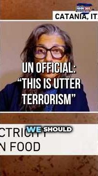 UN OFFICIAL: “THIS IS UTTER TERRORISM” #Shorts | Credits - @AlJazeera