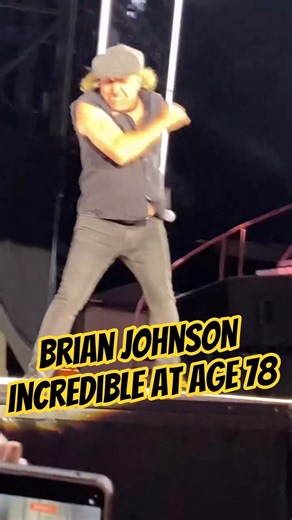 AC/DC show Brian Johnson giving everything at 78 and still owning the stage ⚡ #ACDC #brianjohnson